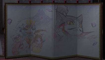 のぶニャが屏風グラ.JPG