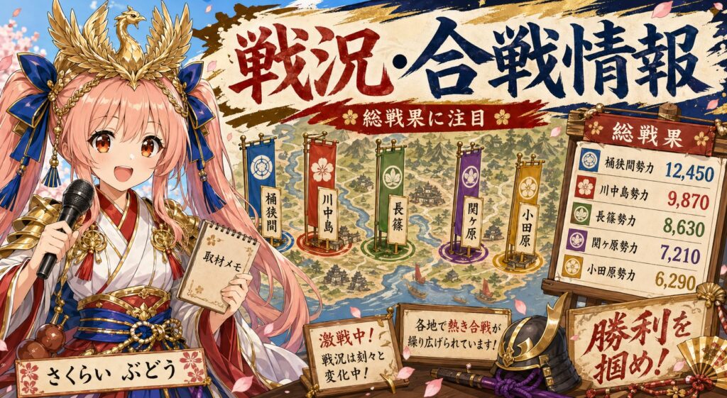 週刊 信オン通信 挿絵 戦況・合戦情報