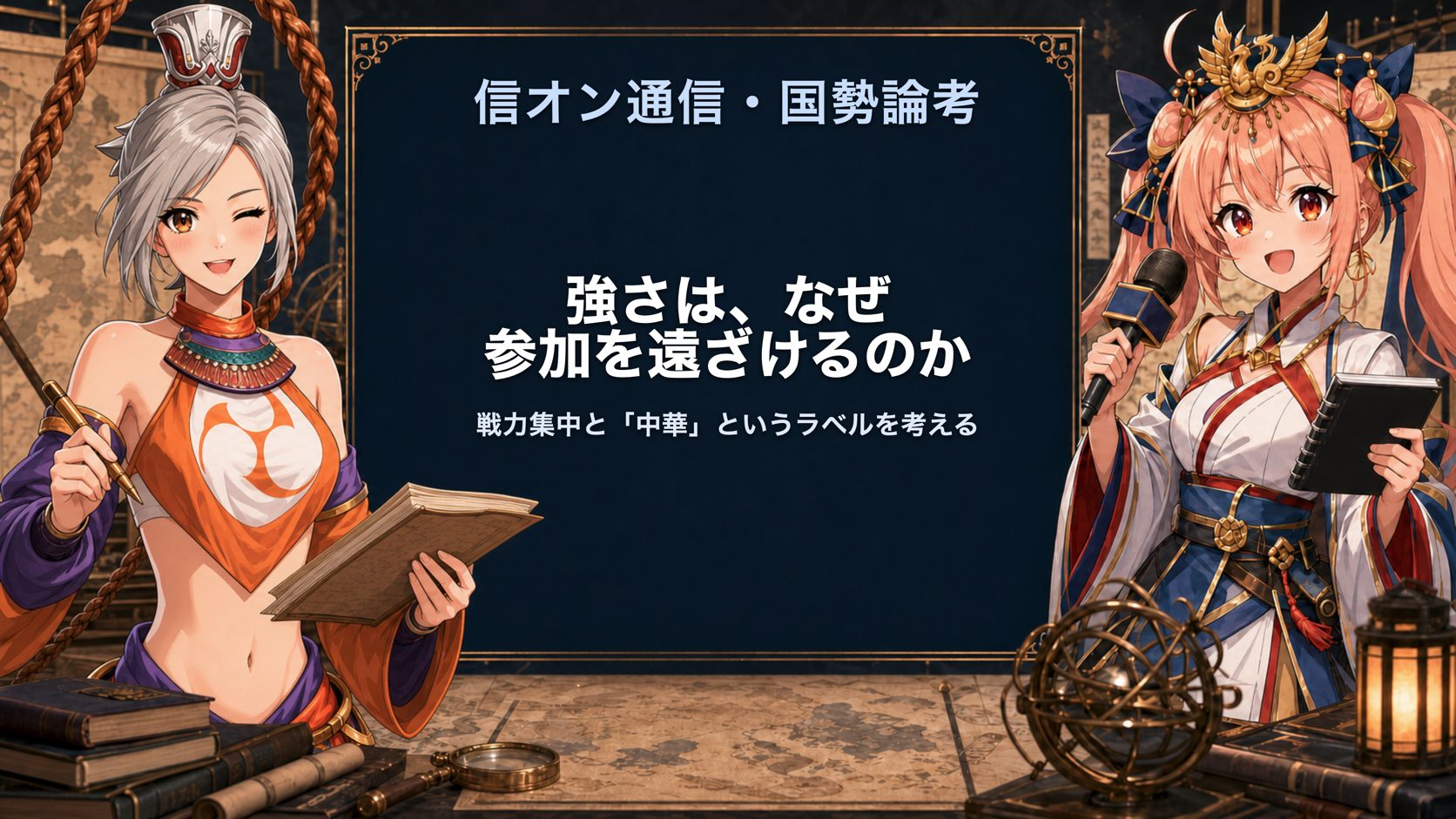 信オン通信・国勢論考 強さは、なぜ参加を遠ざけるのか 共同発表版